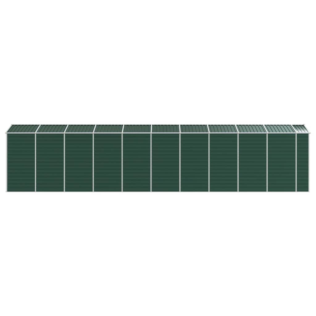 Capanno da Giardino Verde 191x895x198 cm in Acciaio Zincato 3188240