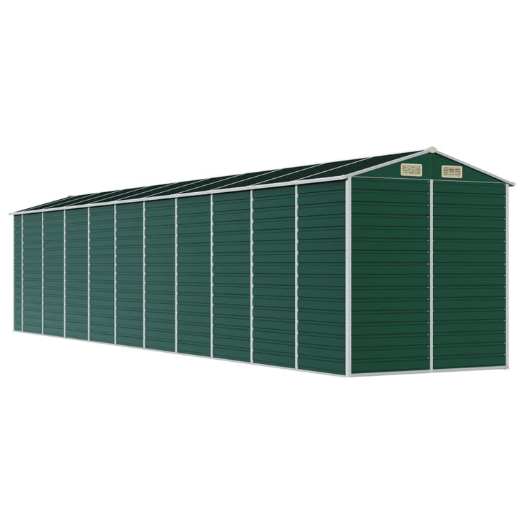 Capanno da Giardino Verde 191x895x198 cm in Acciaio Zincato 3188240