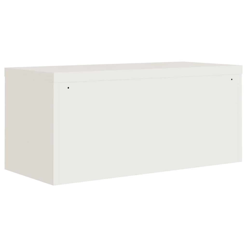 Armadio Classificatore Bianco 90x40x145 cm in Acciaio 3188312