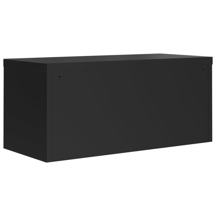 Armadio Classificatore Nero 90x40x110 cm in Acciaio 3188322