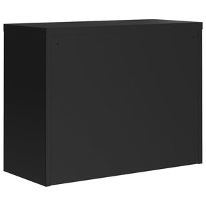 Armadio Classificatore Nero 90x40x110 cm in Acciaio 3188322