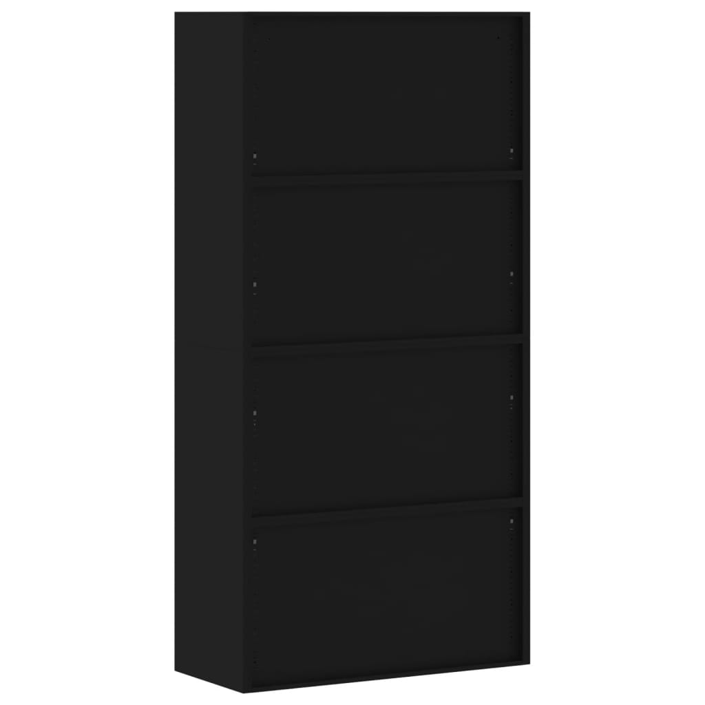 Armadio Classificatore Nero 90x40x220 cm in Acciaio 3188326