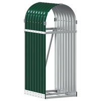 Portaceppi Verde 40x45x100 cm in Acciaio Zincatocod mxl 85026