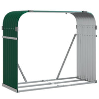 Portaceppi Verde 120x45x100 cm in Acciaio Zincatocod mxl 108994