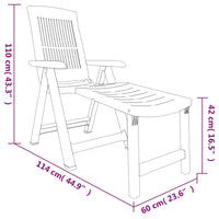 Lettino Prendisole Antracite in Plastica 364707