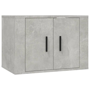 Mobili Porta TV a Parete 2 pz Grigio Cemento 57x34,5x40 cm 3188338