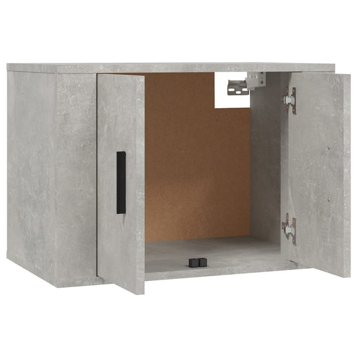 Mobili Porta TV a Parete 2 pz Grigio Cemento 57x34,5x40 cm 3188338