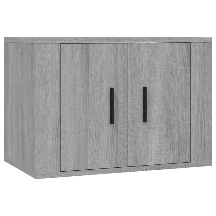 Set Mobili Porta TV 3 pz Grigio Sonoma in Legno Multistrato 3188388