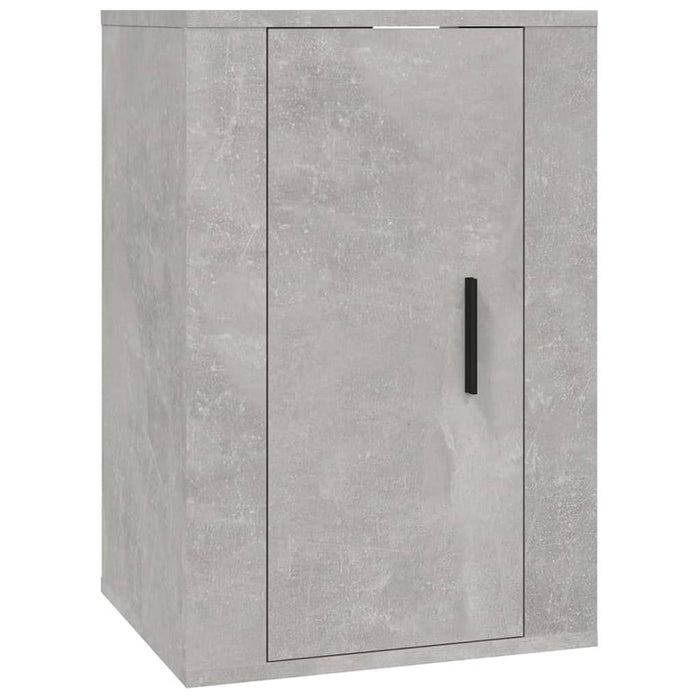 Set di Mobili Porta TV 2 pz Grigio Cemento in Legno Multistrato 3188394