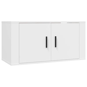 Set Mobili Porta TV 3 pz Bianco in Legno Multistrato 3188398