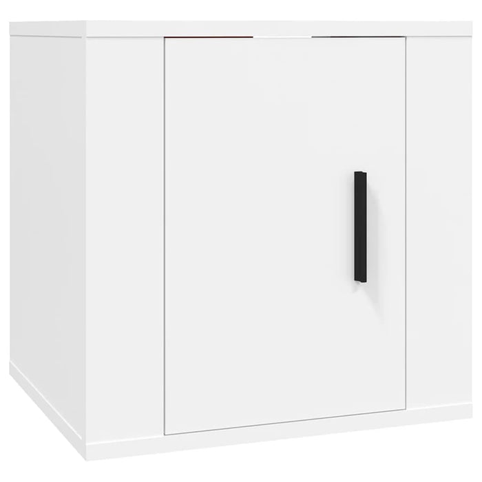 Set Mobili Porta TV 3 pz Bianco in Legno Multistrato 3188398