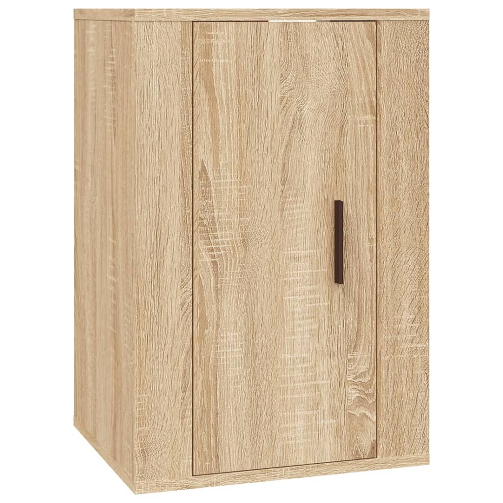 Set di Mobili Porta TV 2 pz Rovere Sonoma in Legno Multistrato 3188449