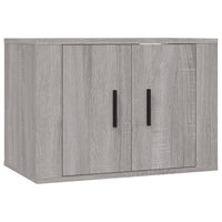 Set Mobili Porta TV 2 pz Grigio Sonoma in Legno Multistrato 3188460