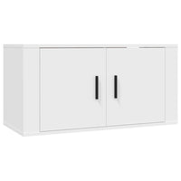 Set di Mobili Porta TV 2 pz Bianco in Legno Multistrato 3188470