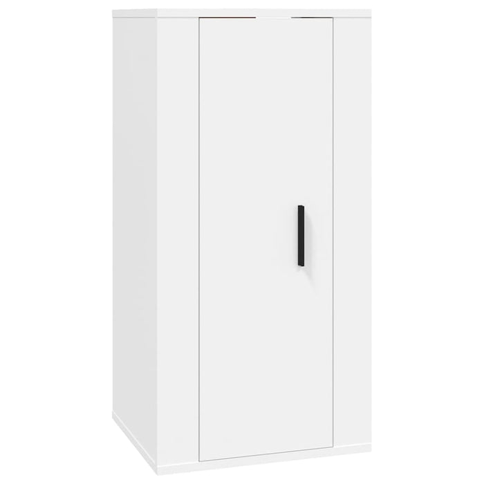 Set di Mobili Porta TV 2 pz Bianco in Legno Multistrato 3188470