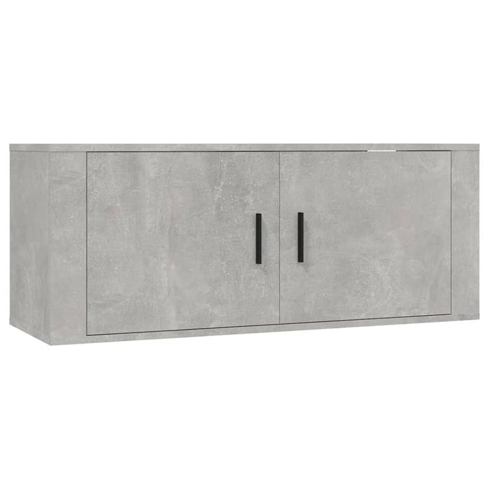 Set di Mobili Porta TV 2 pz Grigio Cemento in Legno Multistrato 3188482