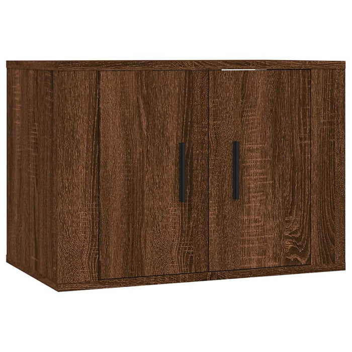 Set Mobili Porta TV 5 pz Rovere Marrone in Legno Multistrato 3188629