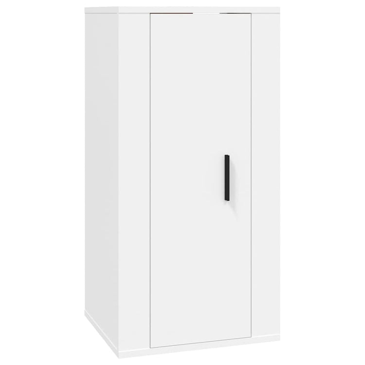 Set di Mobili Porta TV 4 pz Bianco in Legno Multistrato 3188694