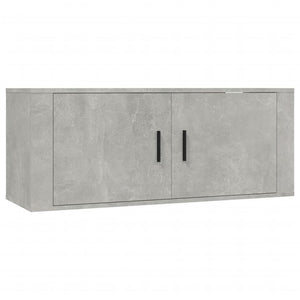 Set di Mobili Porta TV 2 pz Grigio Cemento in Legno Multistrato 3188738