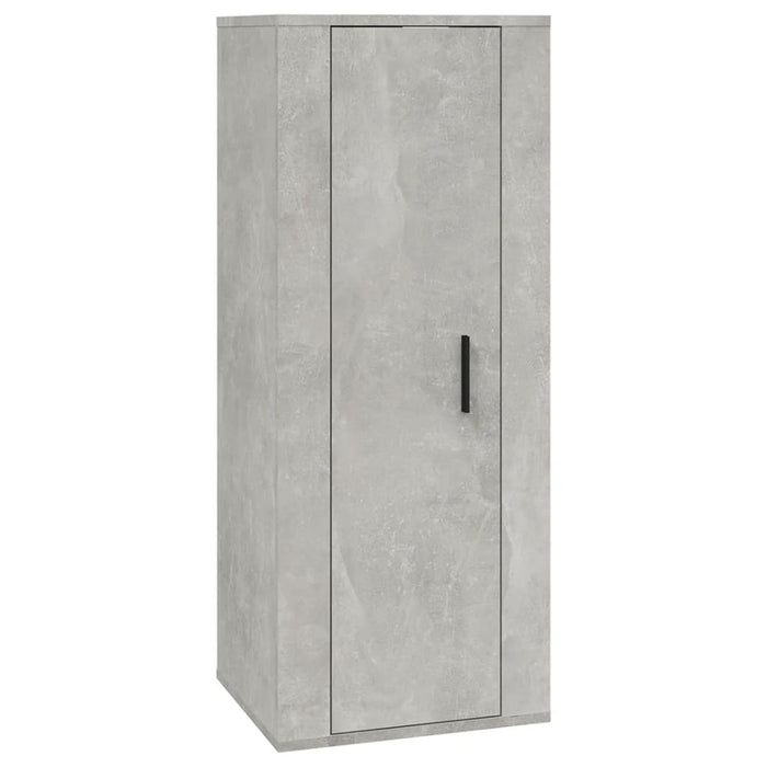 Set di Mobili Porta TV 2 pz Grigio Cemento in Legno Multistrato 3188738