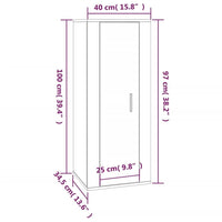 Set di Mobili Porta TV 2 pz Grigio Cemento in Legno Multistrato 3188738