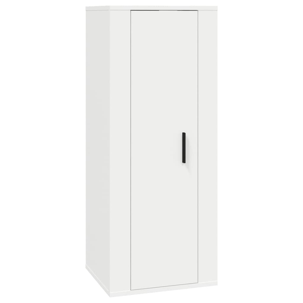 Set Mobili Porta TV 3 pz Bianco in Legno Multistrato 3188742