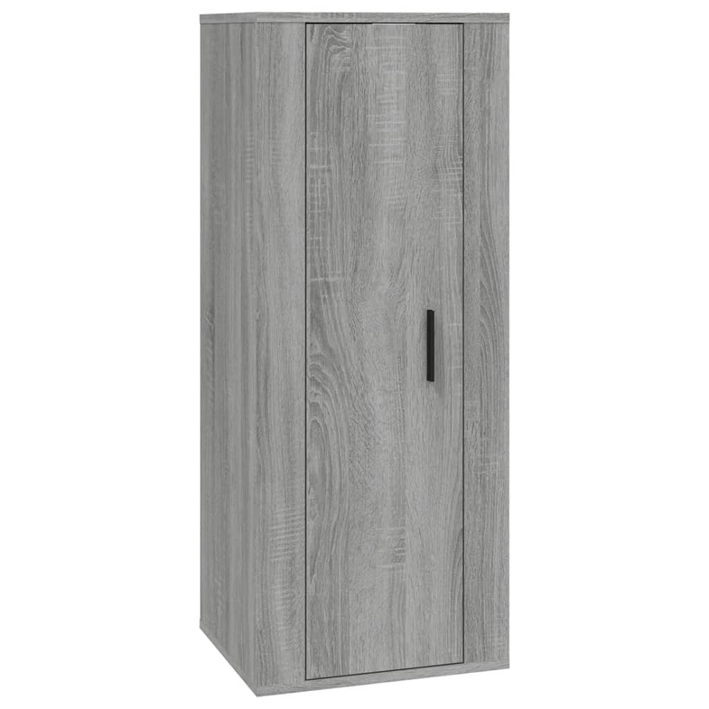 Set Mobili Porta TV 3 pz Grigio Sonoma in Legno Multistrato 3188756