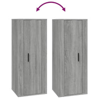 Set di Mobili Porta TV 5 pz Grigio Sonoma in Legno Multistrato 3188812