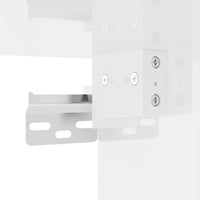 Set di Mobili Porta TV 5 pz Bianco Lucido in Legno Multistrato 3188832