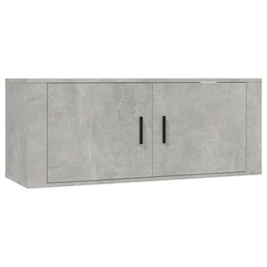 Set di Mobili Porta TV 7 pz Grigio Cemento in Legno Multistrato 3188874