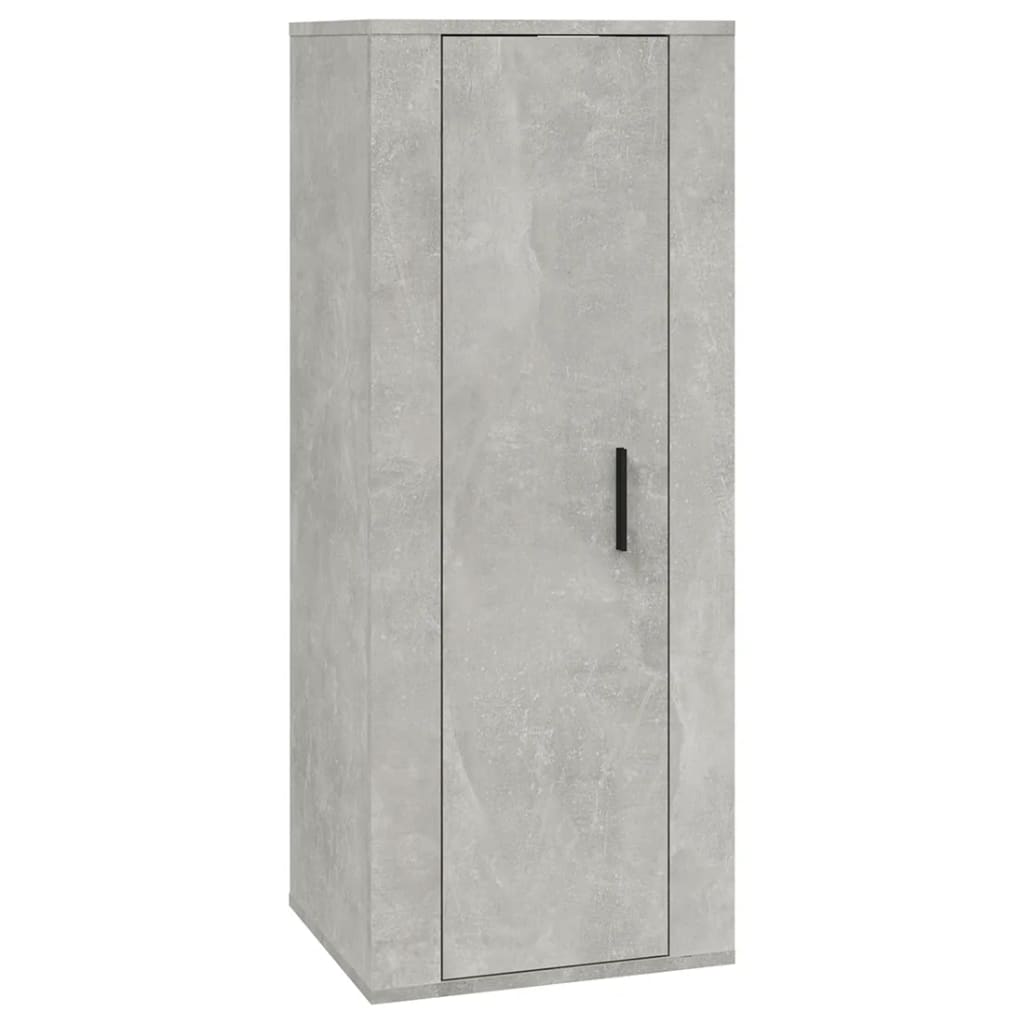 Set di Mobili Porta TV 7 pz Grigio Cemento in Legno Multistrato 3188874