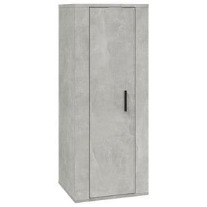 Set di Mobili Porta TV 7 pz Grigio Cemento in Legno Multistrato 3188874