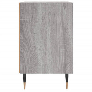 Comodino Grigio Sonoma 40x30x50 cm in Legno Multistrato 826776