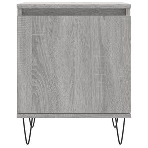 Comodini Grigio Sonoma 2 pz 40x30x50 cm in Legno Multistrato 826841