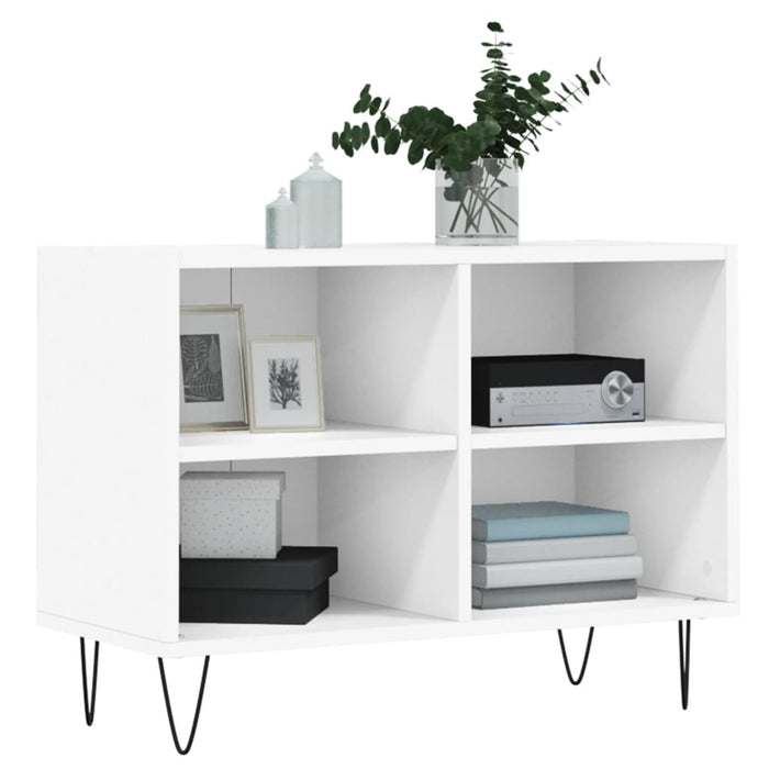 Mobile Porta TV Bianco 69,5x30x50 cm in Legno Multistrato 826964