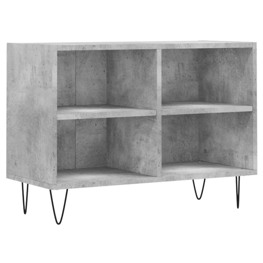 Mobile Porta TV Grigio Cemento 69,5x30x50 cm Legno Multistrato 826968