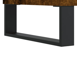 Mobile Porta TV Rovere Fumo 69,5x30x50 cm in Legno Multistrato 826977