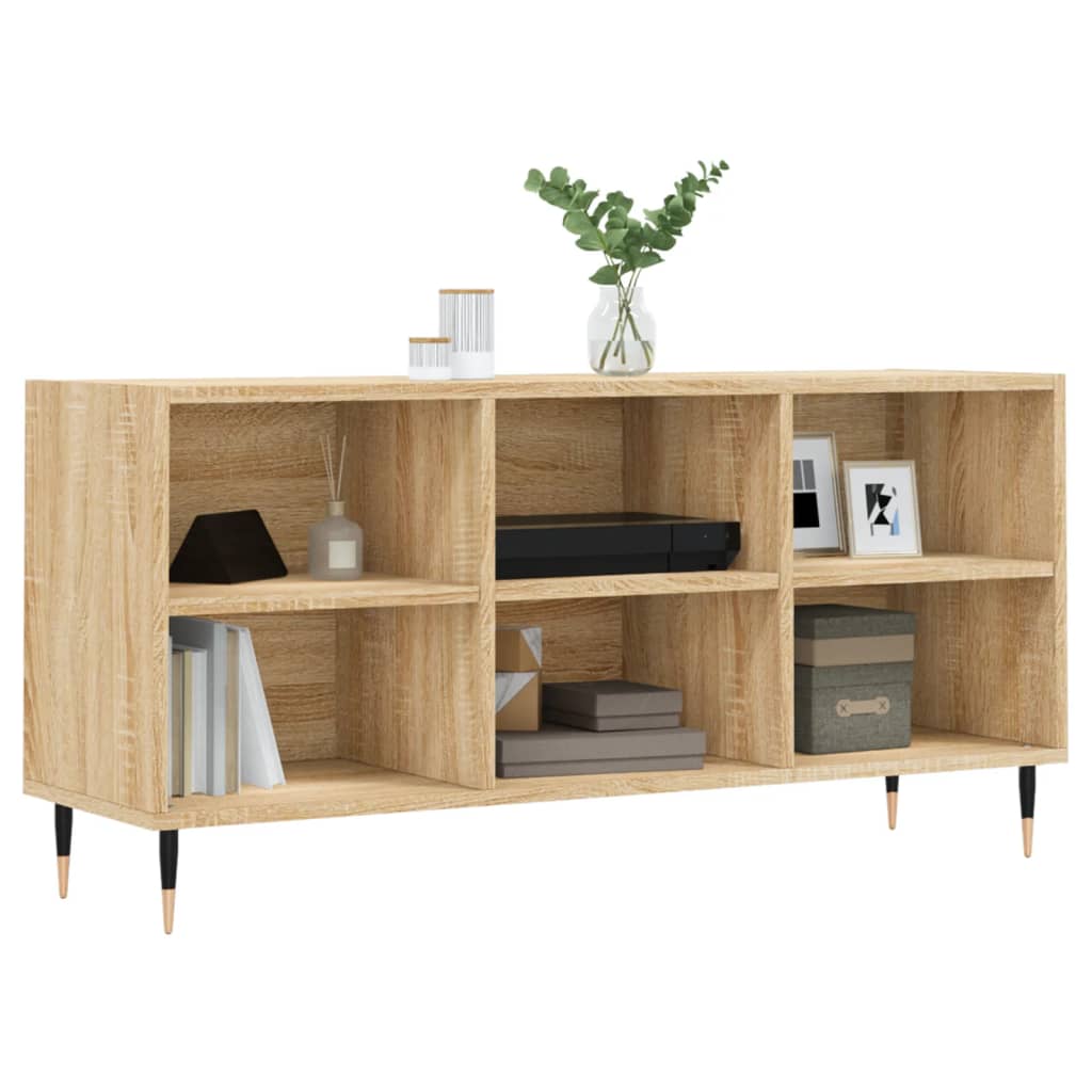 Mobile Porta TV Rovere Sonoma 103,5x30x50 cm Legno Multistrato 826983