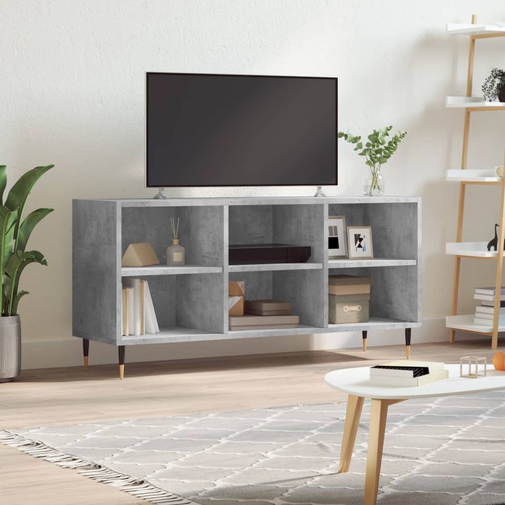 Mobile per TV Grigio Cemento 103,5x30x50 cm Legno Multistratocod mxl 127922