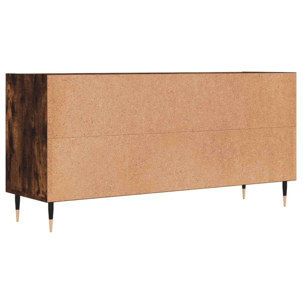 Mobile Porta TV Rovere Fumo 103,5x30x50 cm in Legno Multistrato 826985