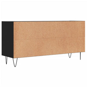 Mobile Porta TV Nero 103,5x30x50 cm in Legno Multistrato 826989