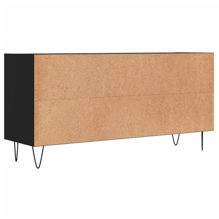 Mobile Porta TV Nero 103,5x30x50 cm in Legno Multistrato 826989