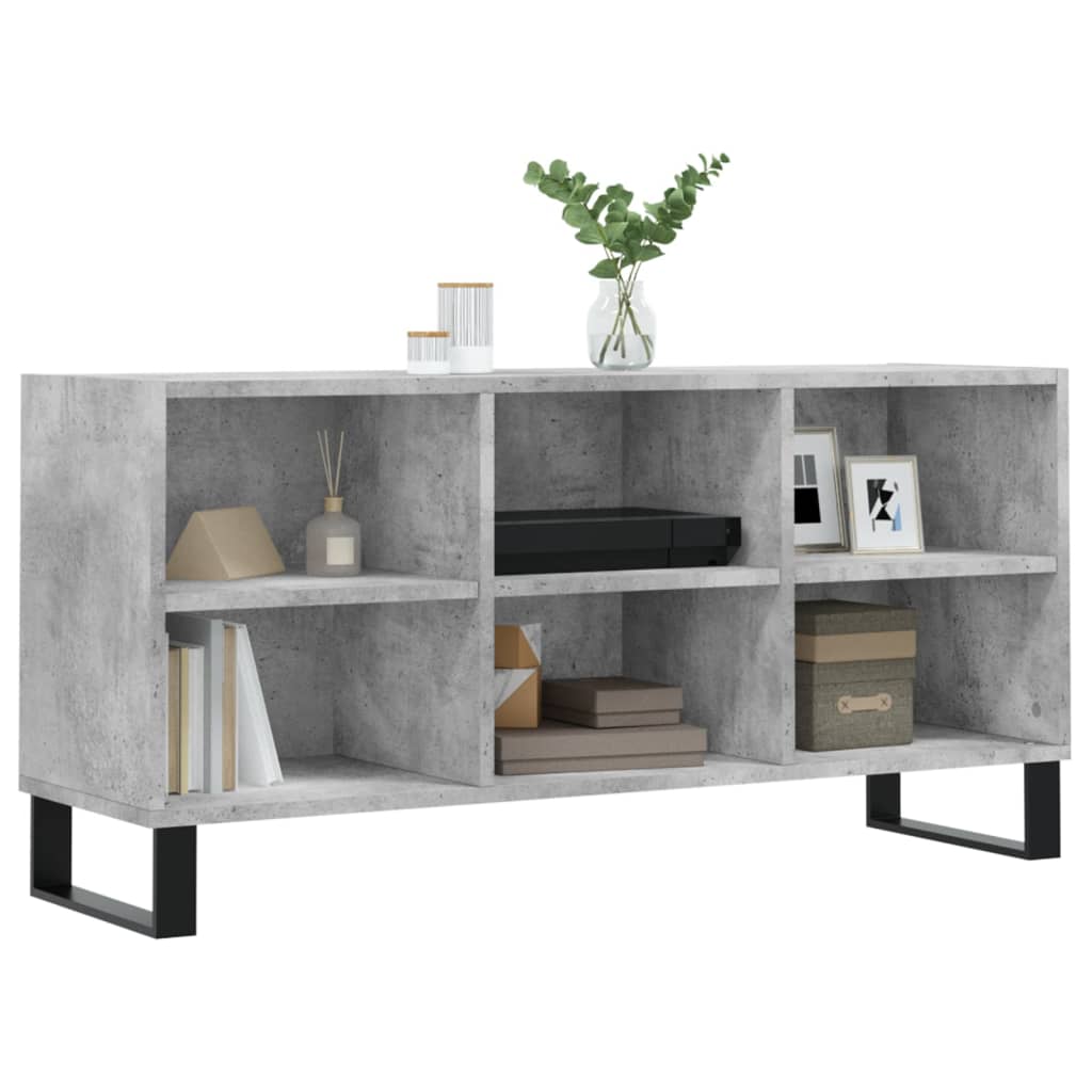 Mobile per TV Grigio Cemento 103,5x30x50 cm Legno Multistratocod mxl 103948