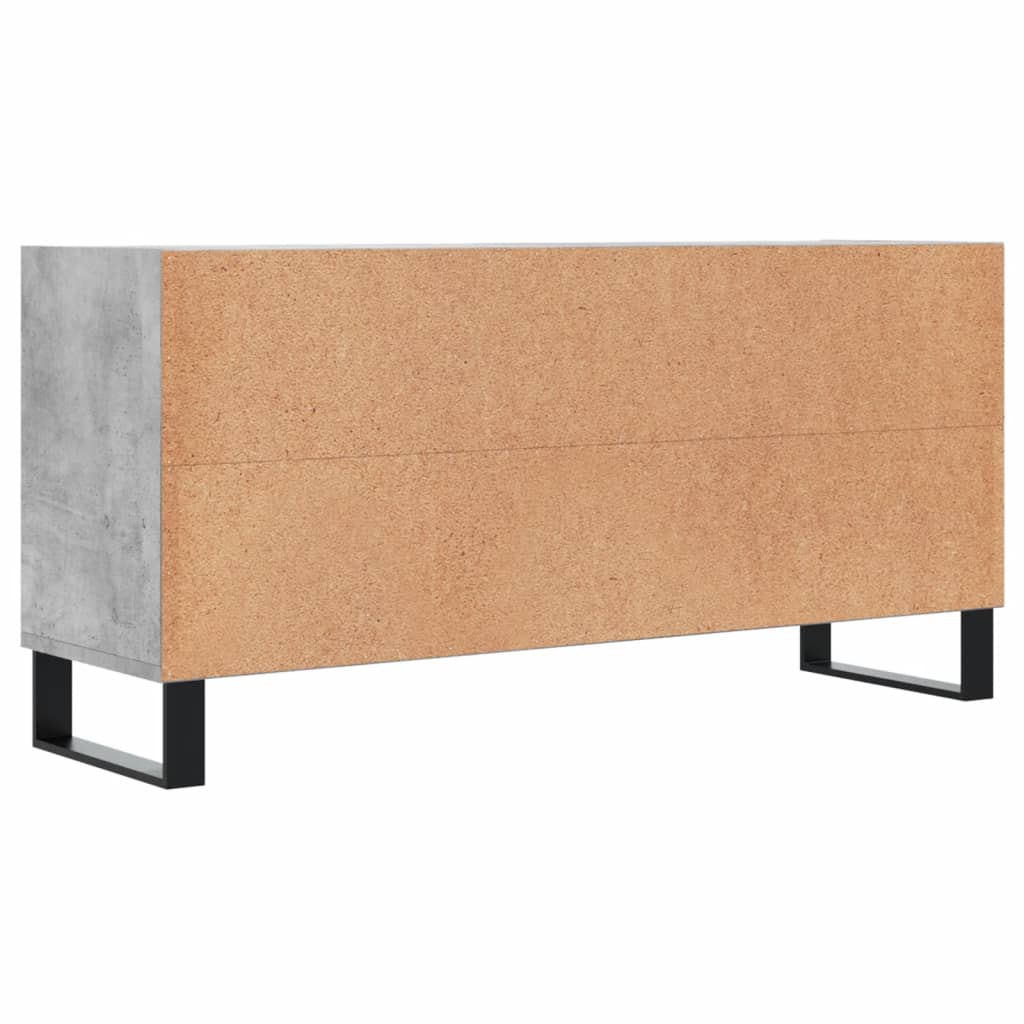 Mobile per TV Grigio Cemento 103,5x30x50 cm Legno Multistrato 827000