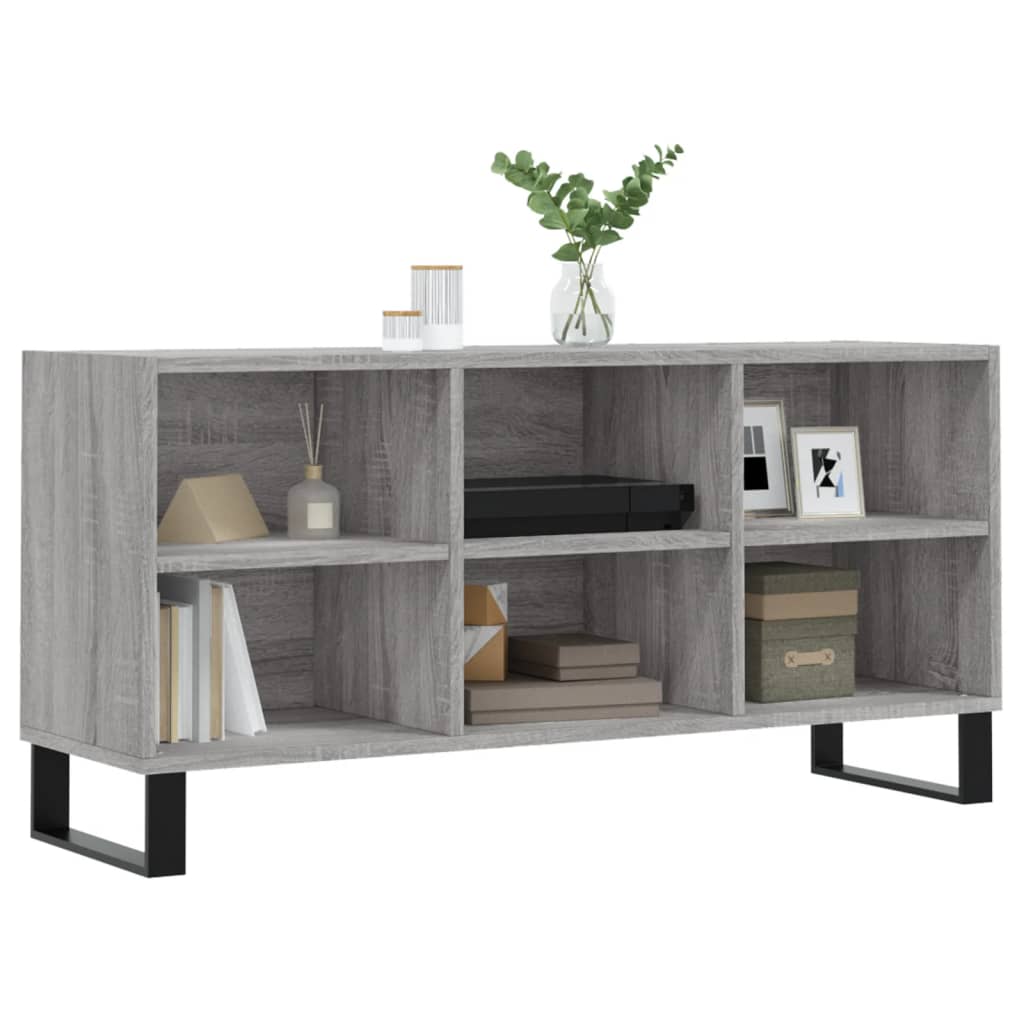 Mobile TV Grigio Sonoma 103,5x30x50 cm in Legno Multistratocod mxl 105228