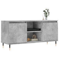 Mobile Porta TV Grigio Cemento 104x35x50cm in Legno Multistratocod mxl 82064