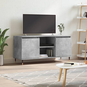 Mobile Porta TV Grigio Cemento 104x35x50cm in Legno Multistratocod mxl 82064