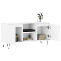 Mobile Porta TV Bianco 104x35x50 cm in Legno Multistrato 827012