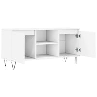 Mobile Porta TV Bianco 104x35x50 cm in Legno Multistrato 827012