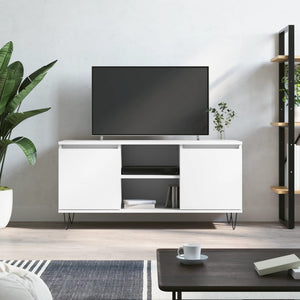 Mobile Porta TV Bianco 104x35x50 cm in Legno Multistrato 827012